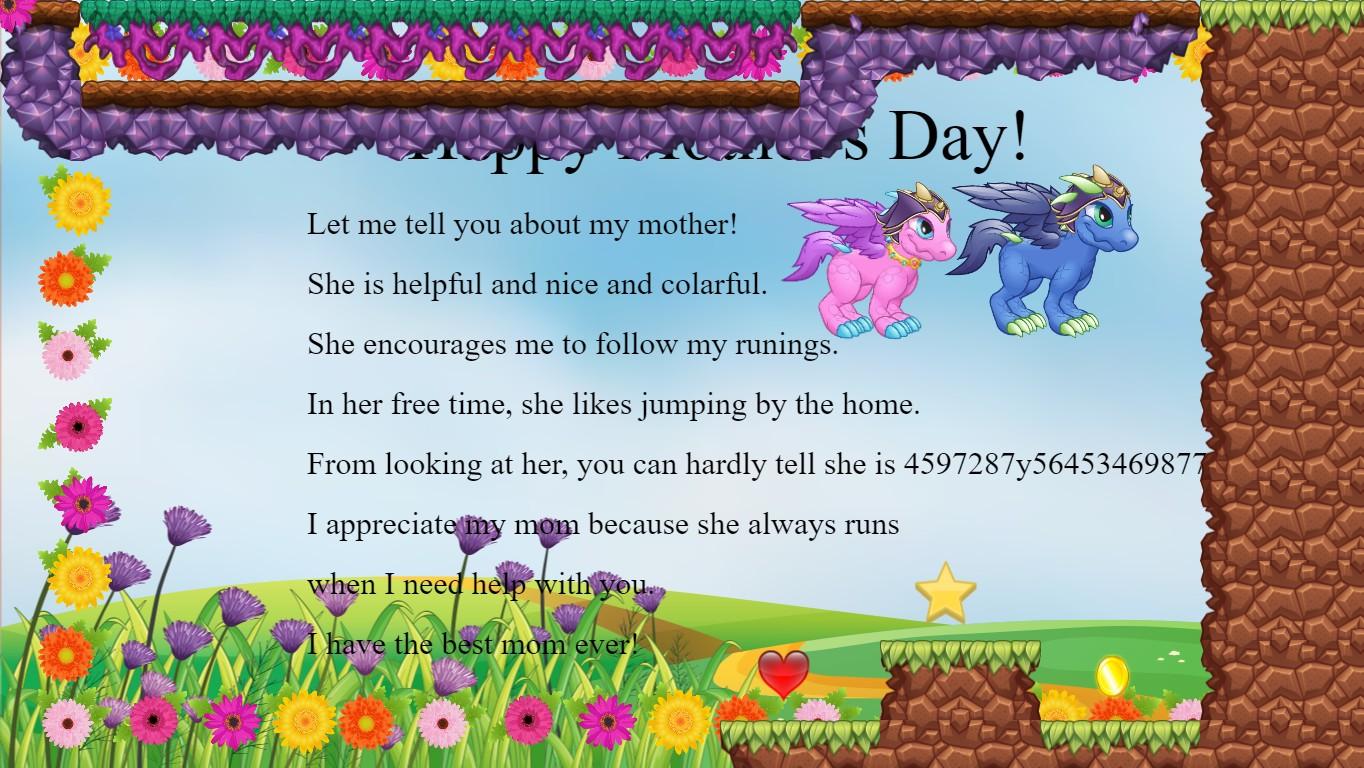 Mother&#039;s Day Mad Libs