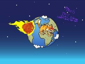 exploting earth animation