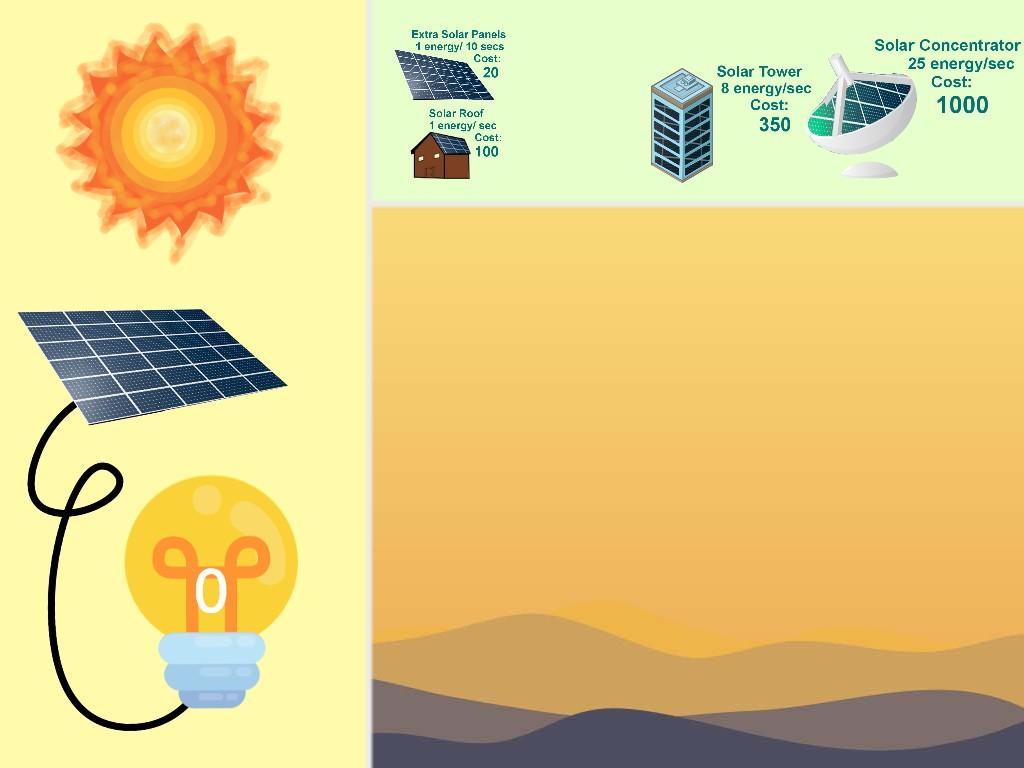 Solar Power Clicker