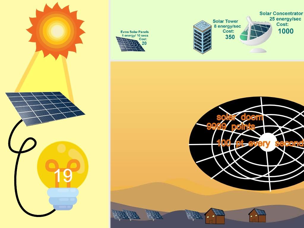 Solar Power Clicker