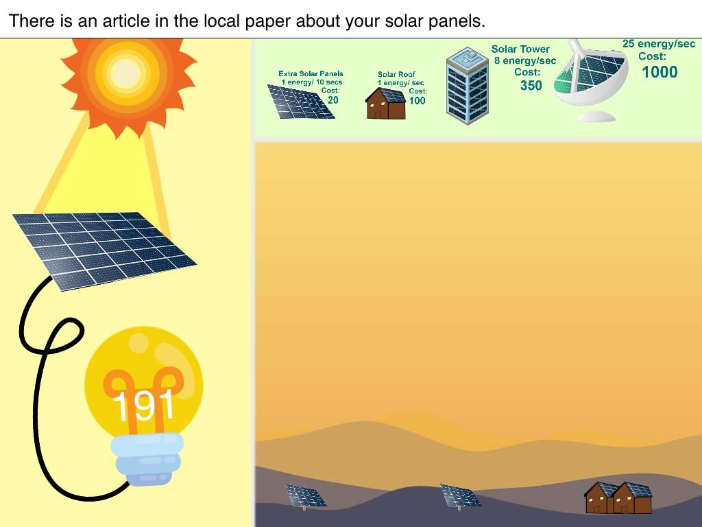 Solar Power Clicker