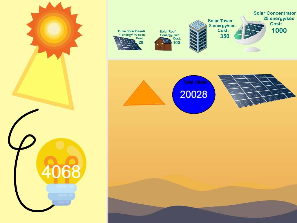 Solar Power Clicker