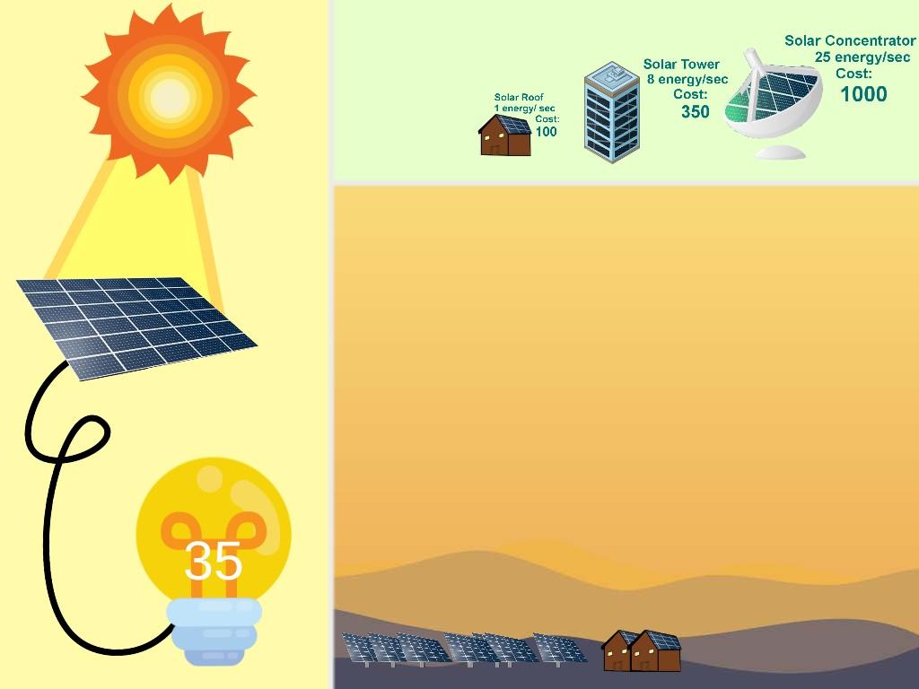 Solar Power Clicker