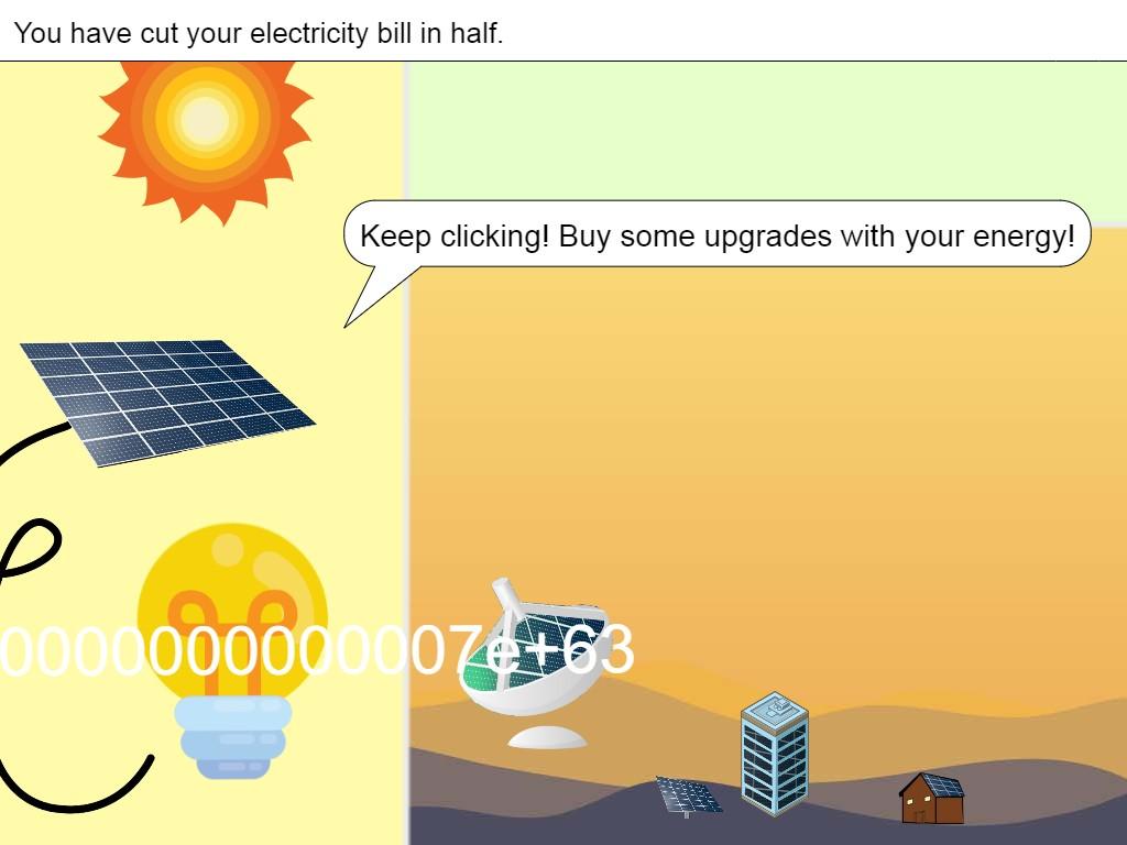 Solar Power Clicker