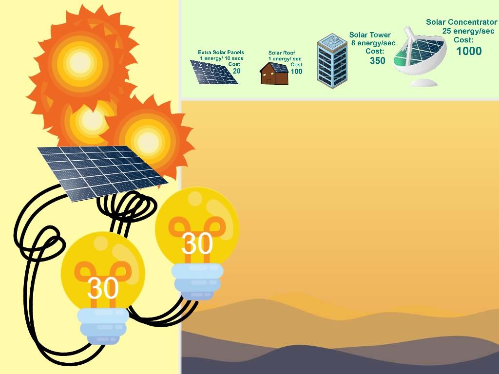 Solar Power Clicker