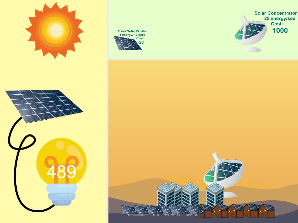 Solar Power Clicker