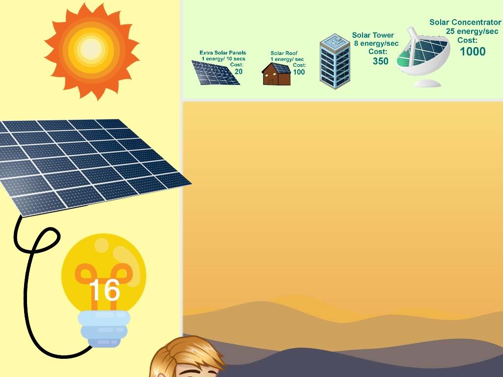 Solar Power Clicker