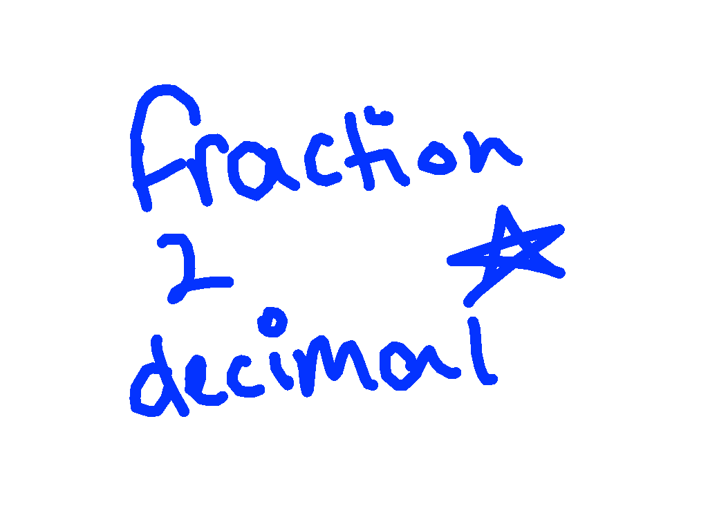 Fraction 2 Decimal