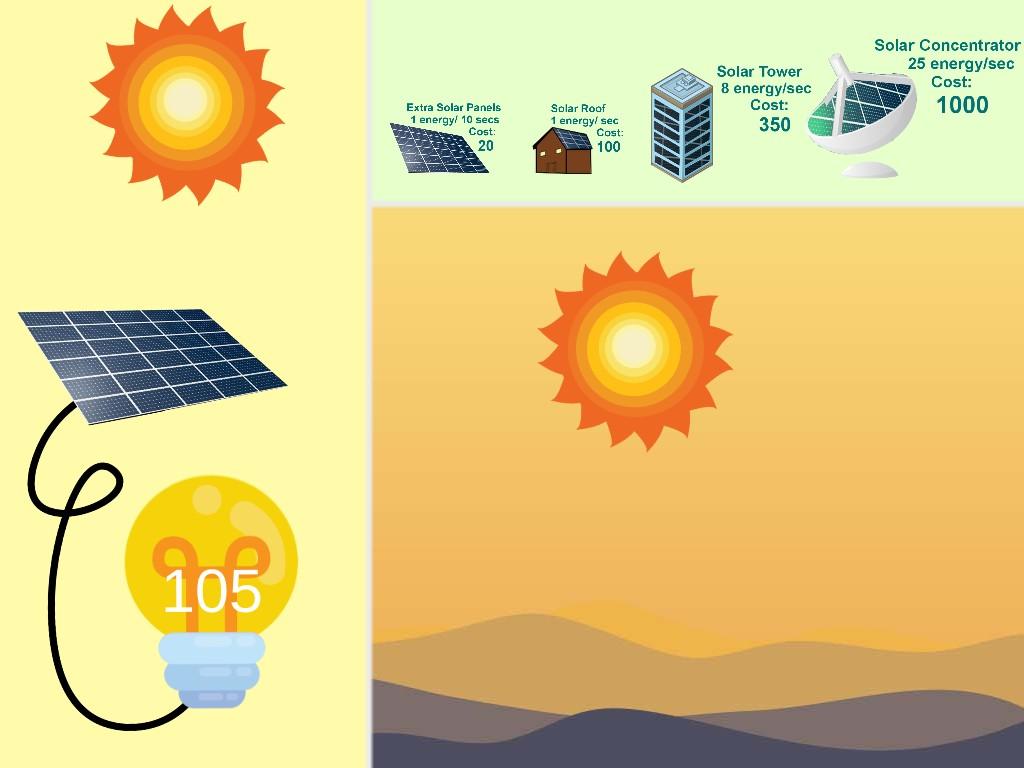 Solar Power Clicker