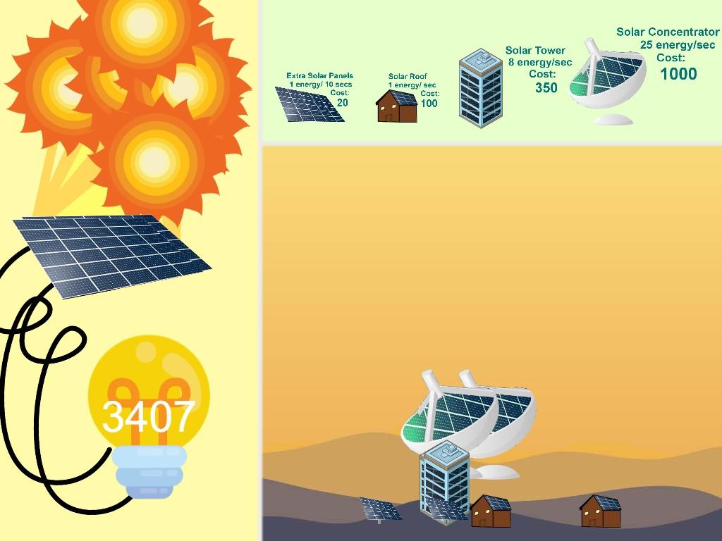 Solar Power Clicker