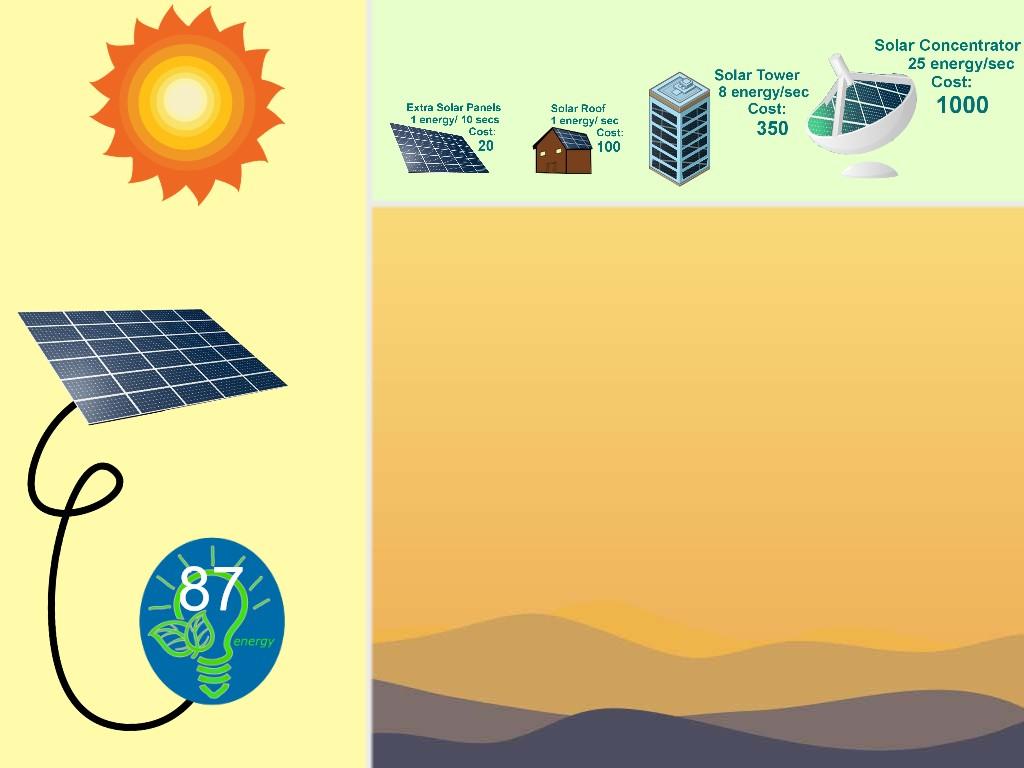 Solar Power Clicker