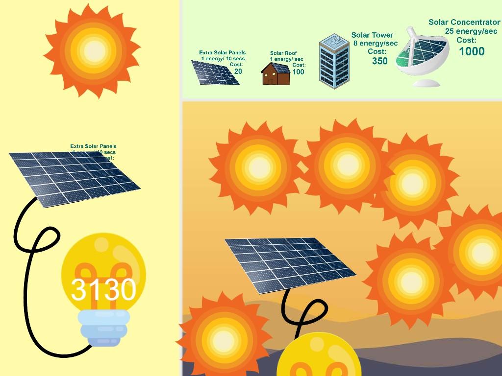 Solar Power Clicker