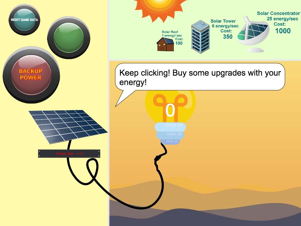 Solar Power Clicker