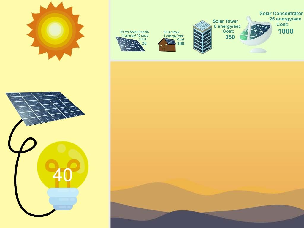 (easy) Solar Power Clicker