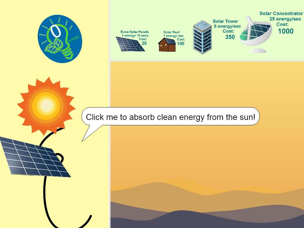 Solar Power Clicker