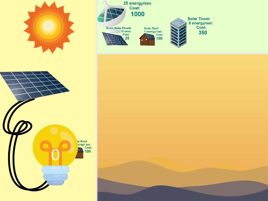 Solar Power Clicker