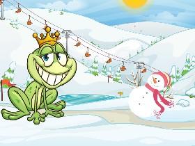 Snowman and the frog