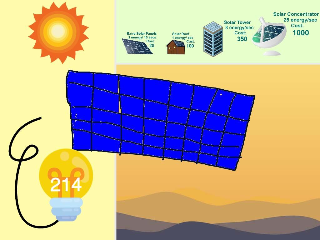 Solar Power Clicker