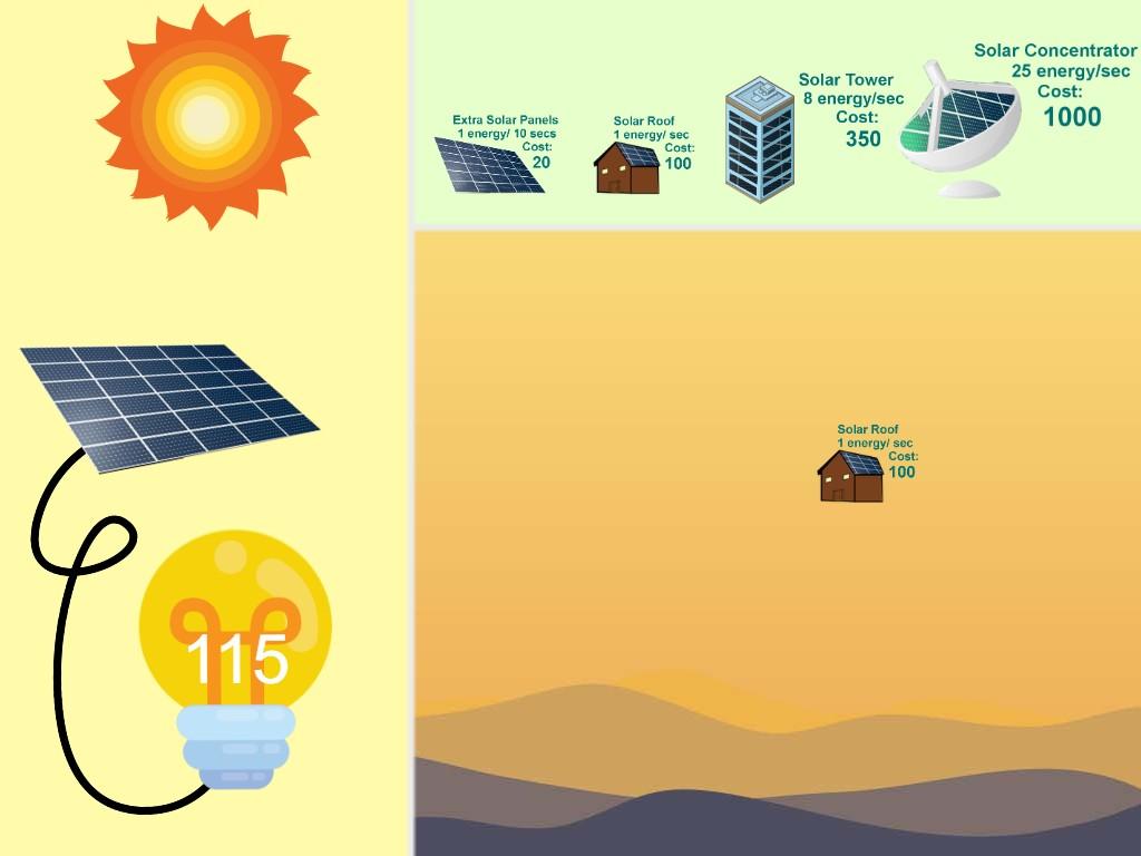 Solar Power Clicker