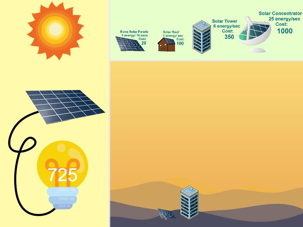 Solar Power Clicker