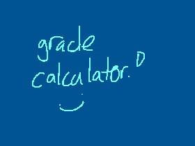 Grade Calculator 1