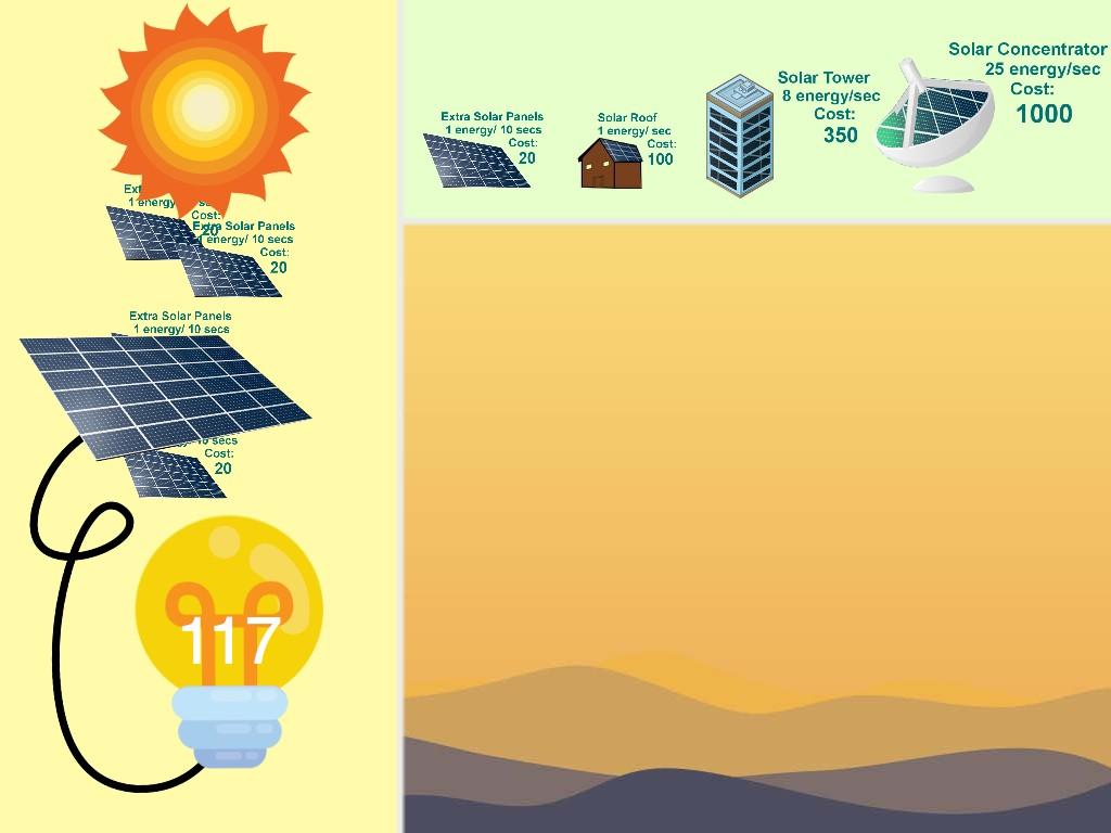 Solar Power Clicker