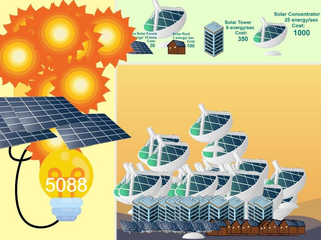 Solar Power Clicker