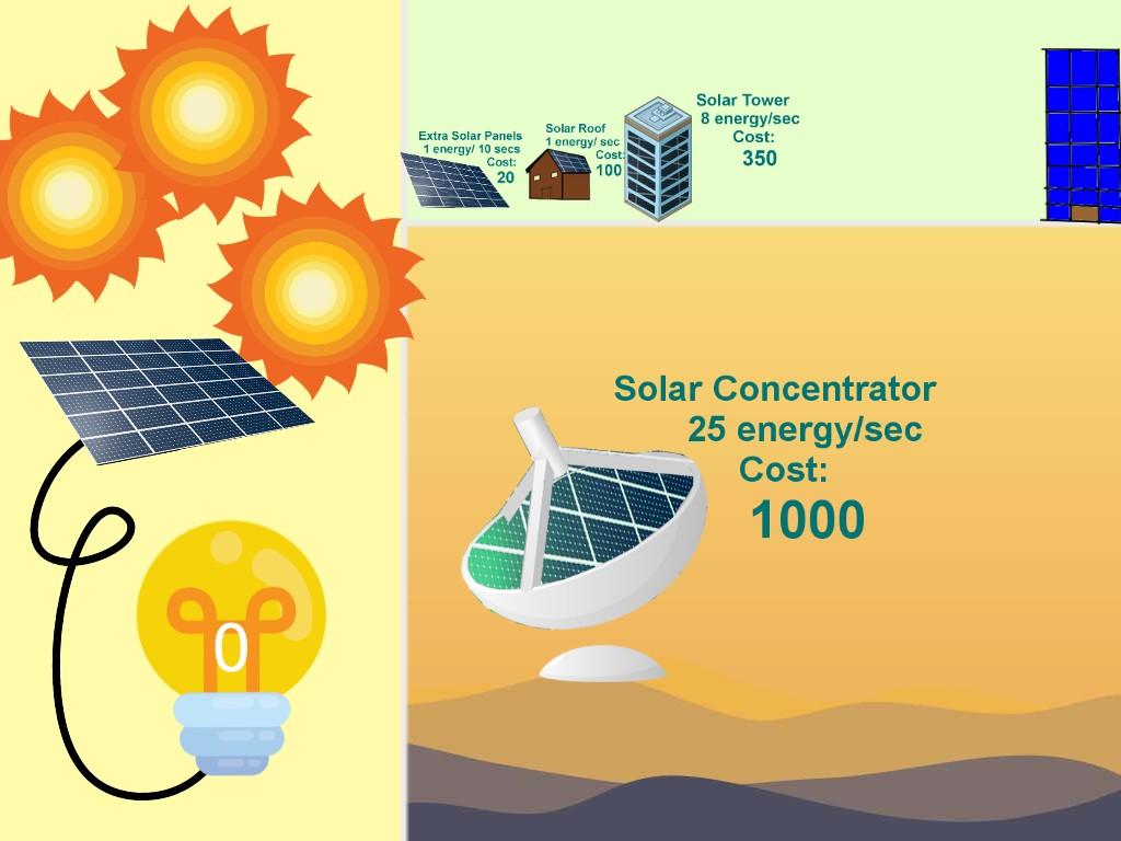 Solar Power Clicker