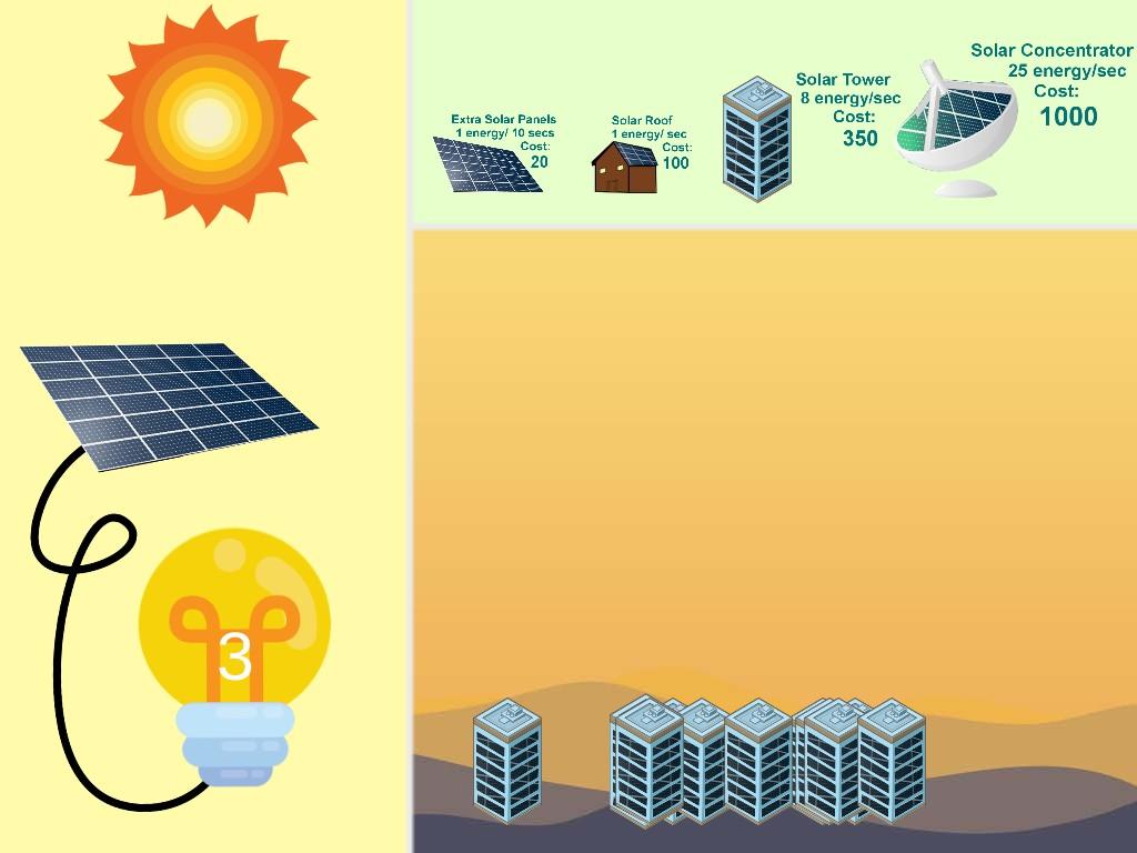 Solar Power Clicker