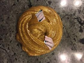 Gold Glitter Slime