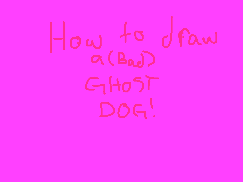 LEARN TO DRAW GHOST