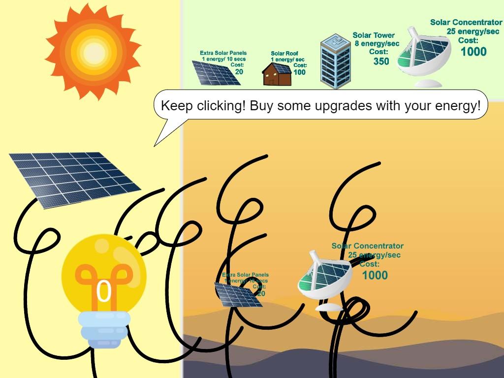 Solar Power Clicker