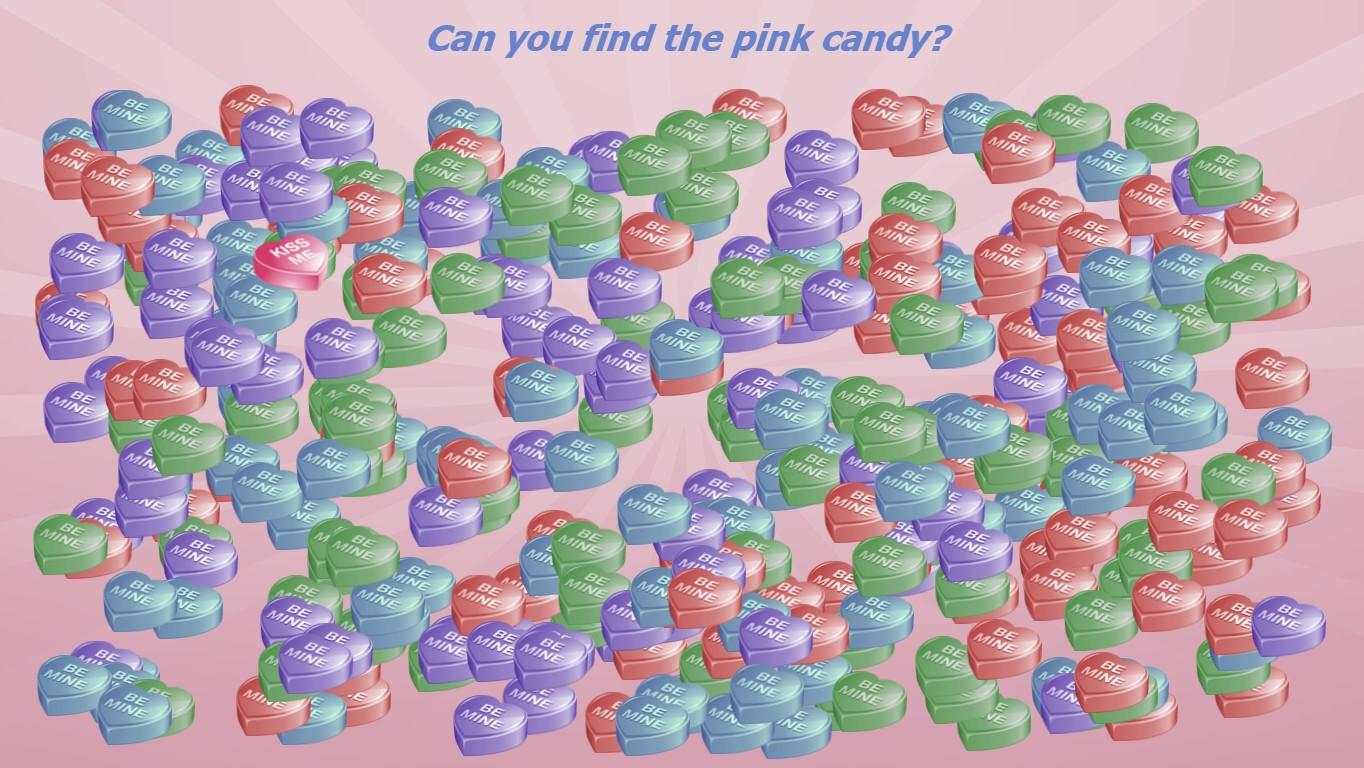 Candy Heart Search