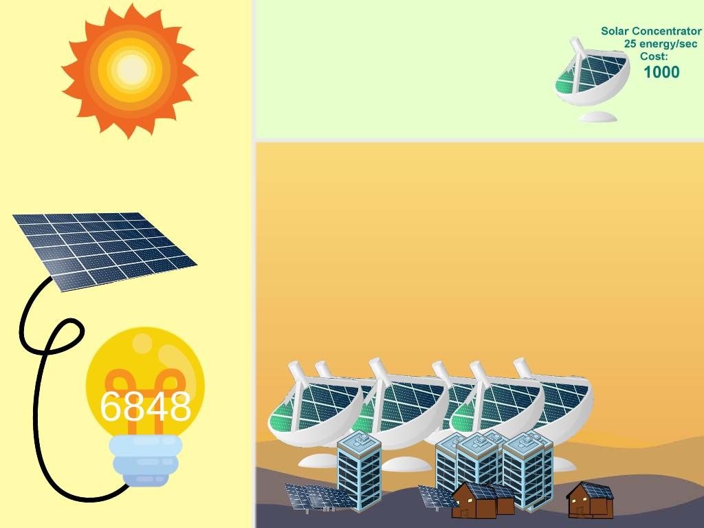 Solar Power Clicker