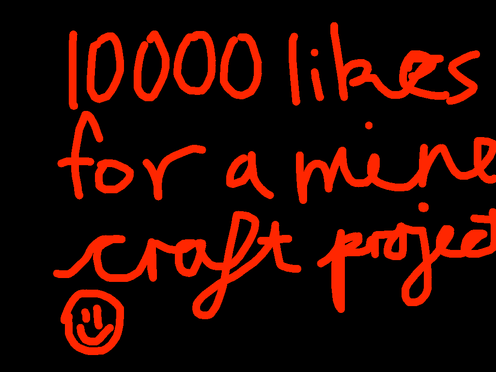 10000 likes for minecraft project