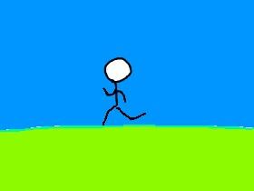 running stickman