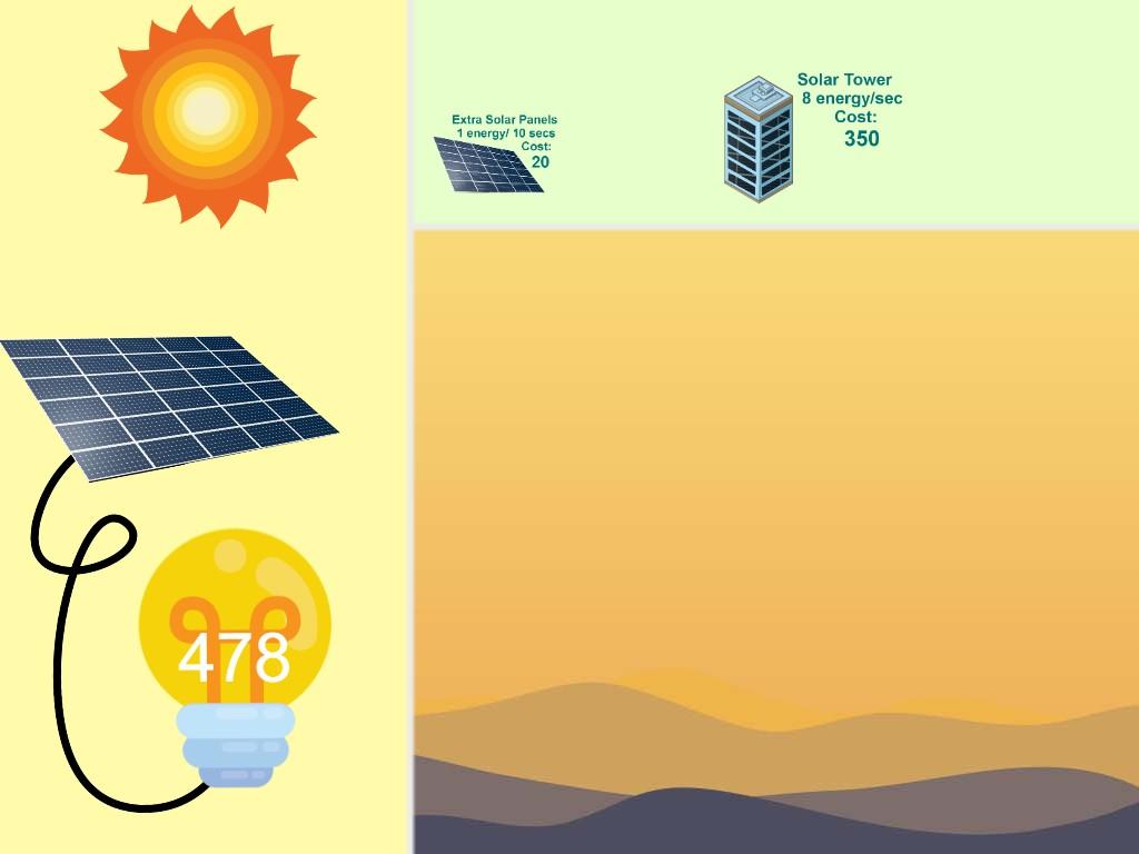 Solar Power Clicker