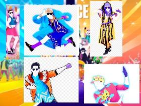 just dance 2018 characters