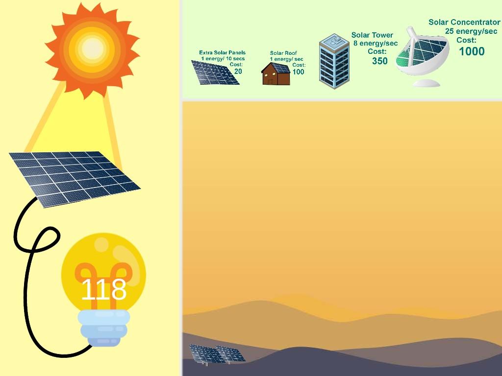 Solar Power Clicker