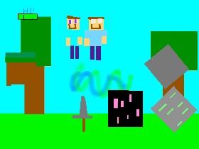 Minecraft:herobrine fight 1