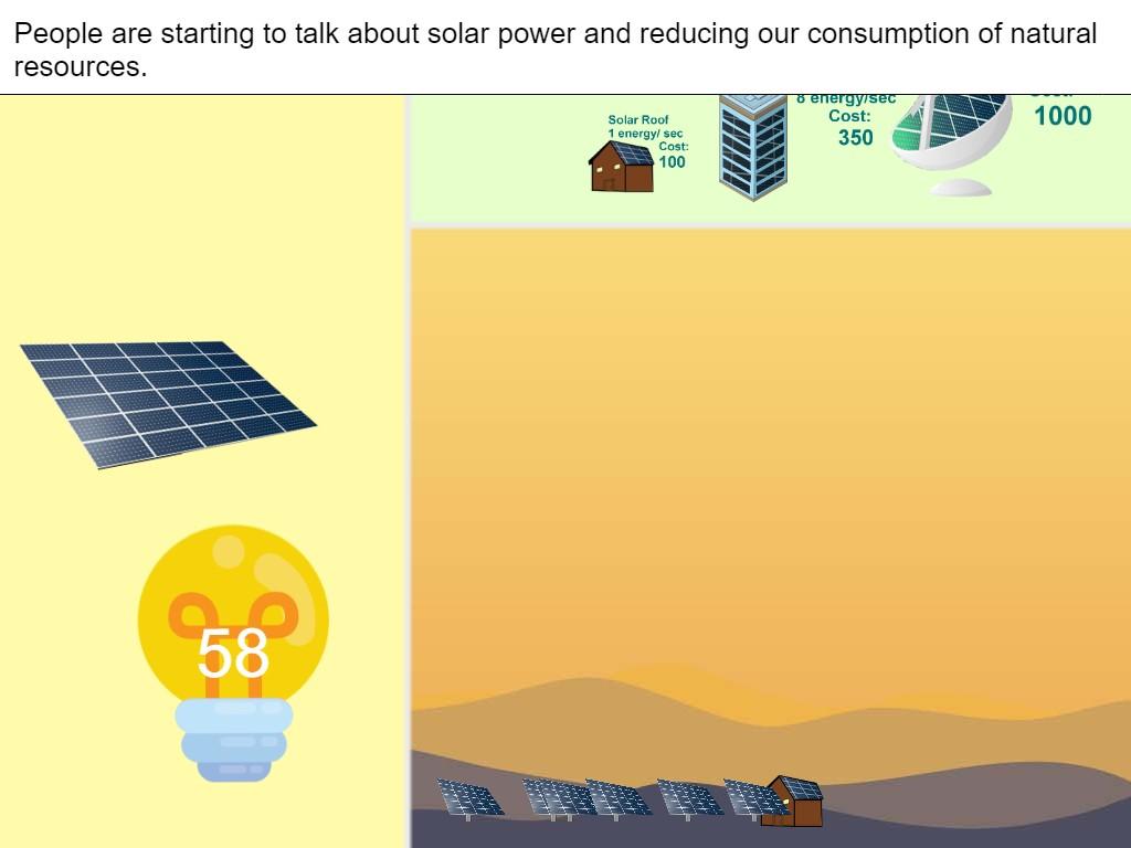 Solar Power Clicker