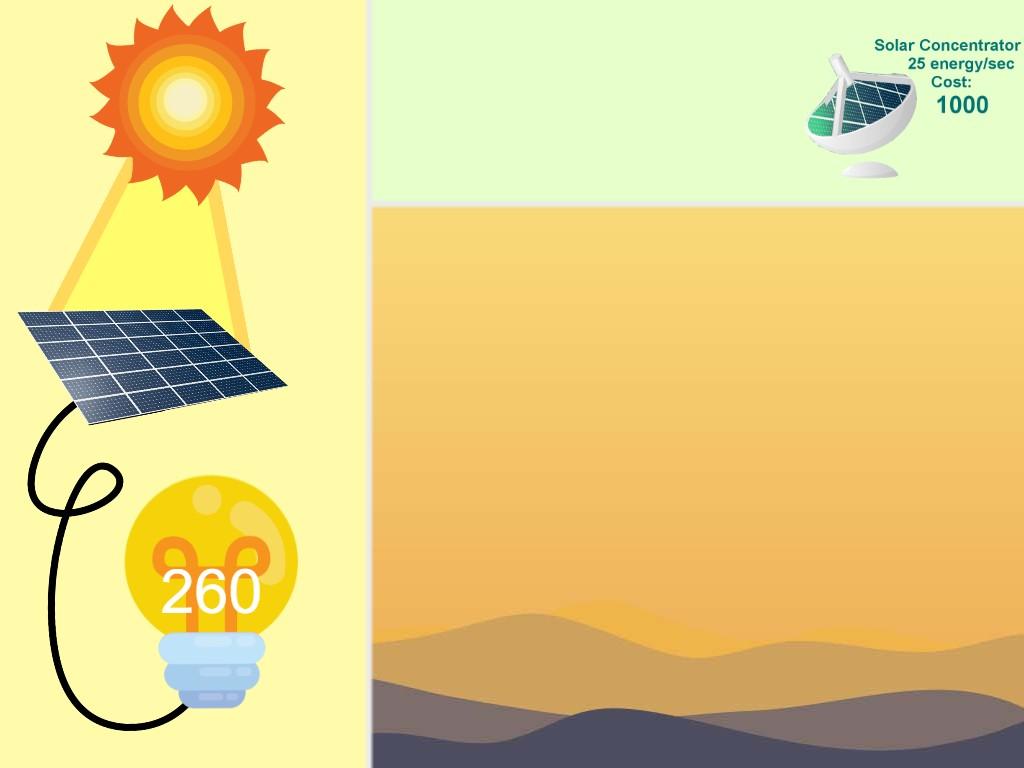 Solar Power Clicker