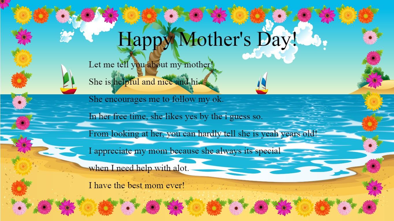 Mother&#039;s Day Mad Libs