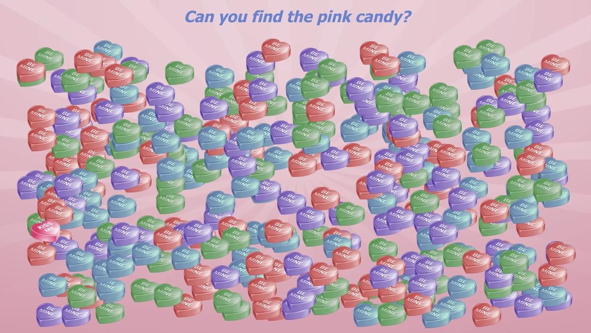 Candy Heart Search