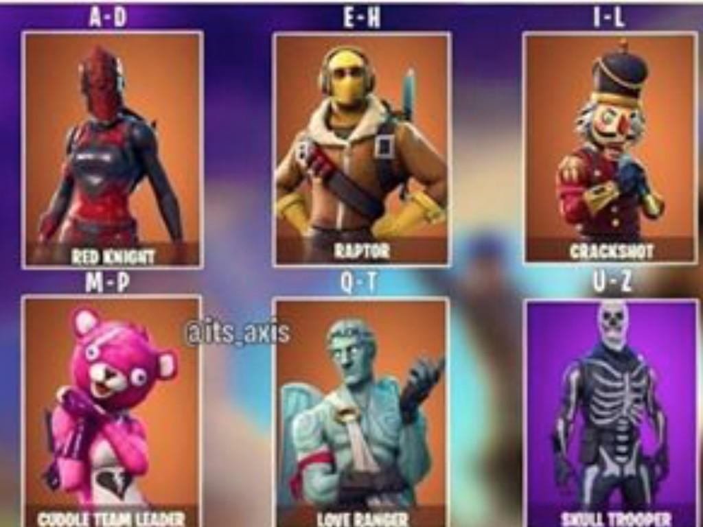 Fortnite What Skin Are You 3