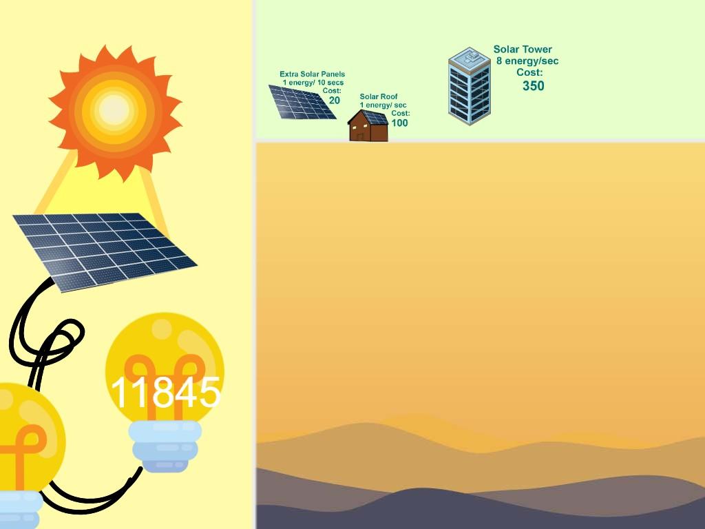 Solar Power Clicker