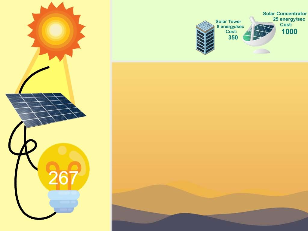 Solar Power Clicker