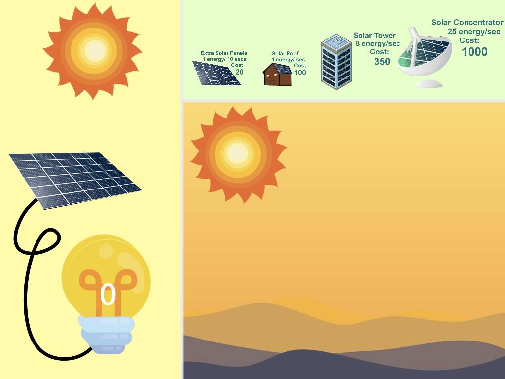 Solar Power Clicker