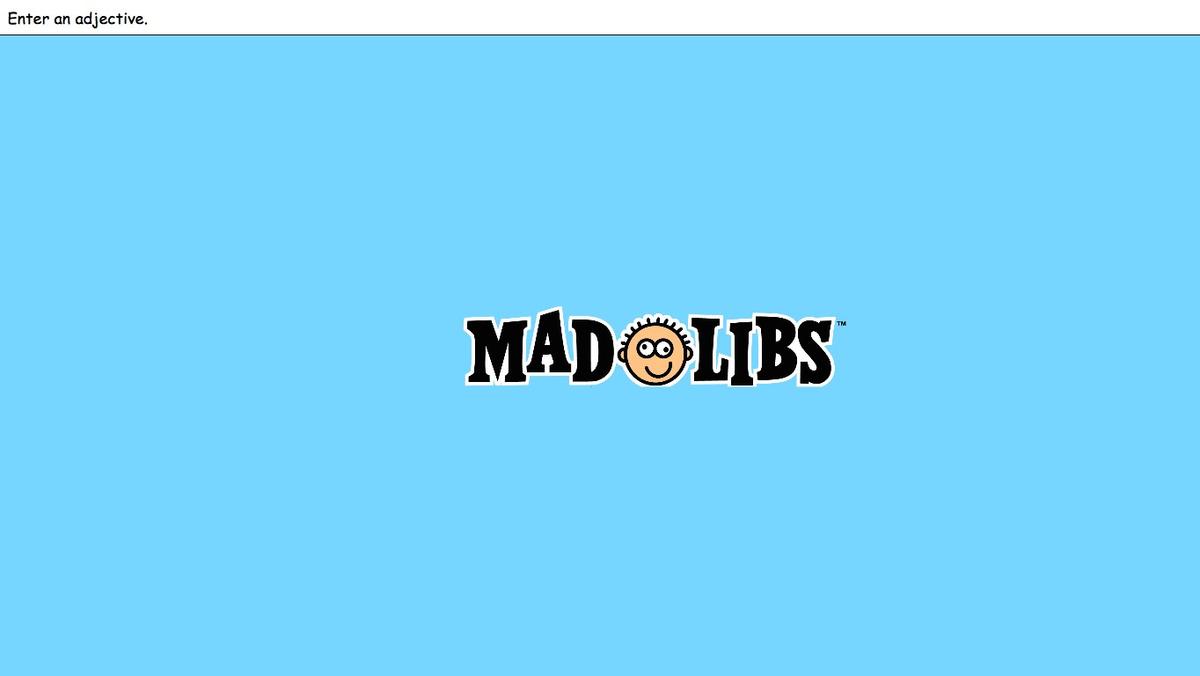 Mad Libs