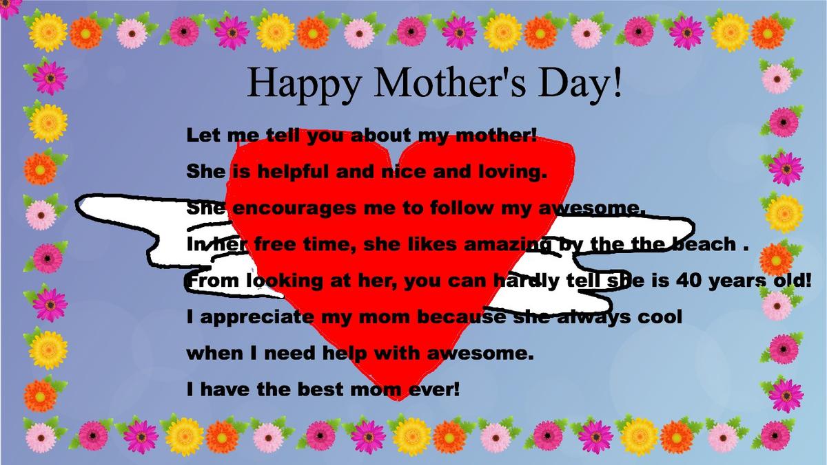 Mother's Day Mad Libs